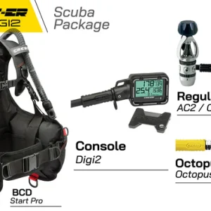 CRESSI Starter Pro Digi2 Package