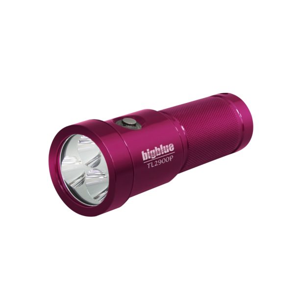 Bigblue 2900-Lumen Narrow-Beam Tech Light (Black, Blue or Pink) - Image 3