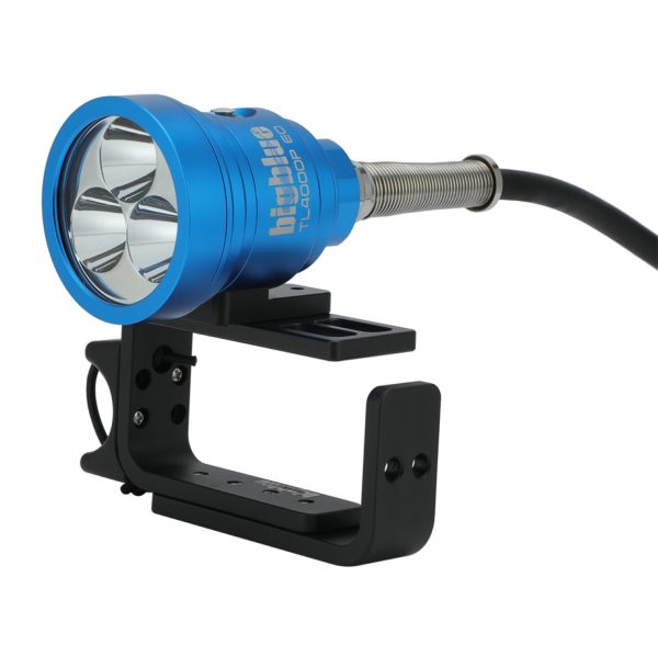 Bigblue TL4000P EO Light Head with Adjustable Goodman Handle – (Black, Blue, Pink) - Image 2