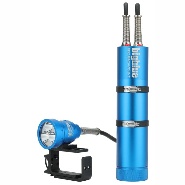 Bigblue 4000-Lumen Tech Light – Backmount EOD (Black, Blue, or Pink) - Image 2