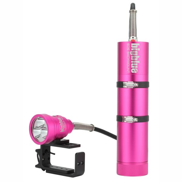 Bigblue 4000-Lumen Tech Light – Backmount EOS (Black, Blue, or Pink) - Image 2