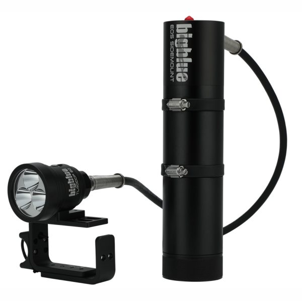 Bigblue 4000-Lumen Tech Light – Side Mount EOS (Black, Blue, or Pink)
