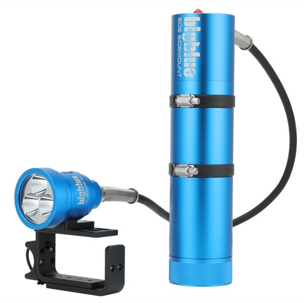 Bigblue 4000-Lumen Tech Light – Side Mount EOS (Black, Blue, or Pink) - Image 2