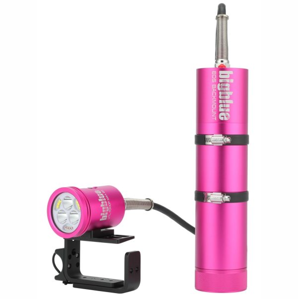 Bigblue 7000-Lumen Dual-Beam Video & Tech Light – Back Mount EOS (Black, Blue, or Pink) - Image 3