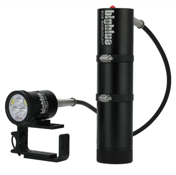 Bigblue 7000-Lumen Dual-Beam Video & Tech Light – Side Mount EOS (Black, Blue, or Pink)