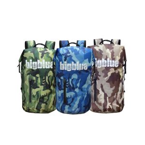 Bigblue 30L Camo Backpack, Dry Bag