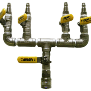 4 STATION MANIFOLD 1/4" SS