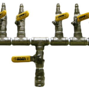 8 STATION MANIFOLD 1/4" SS